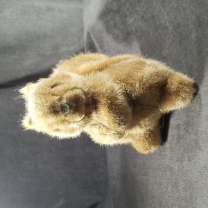 Vintage Gund Nutsy Squirrel Tan Brown Plush Stuffed Animal VG 8" 1986